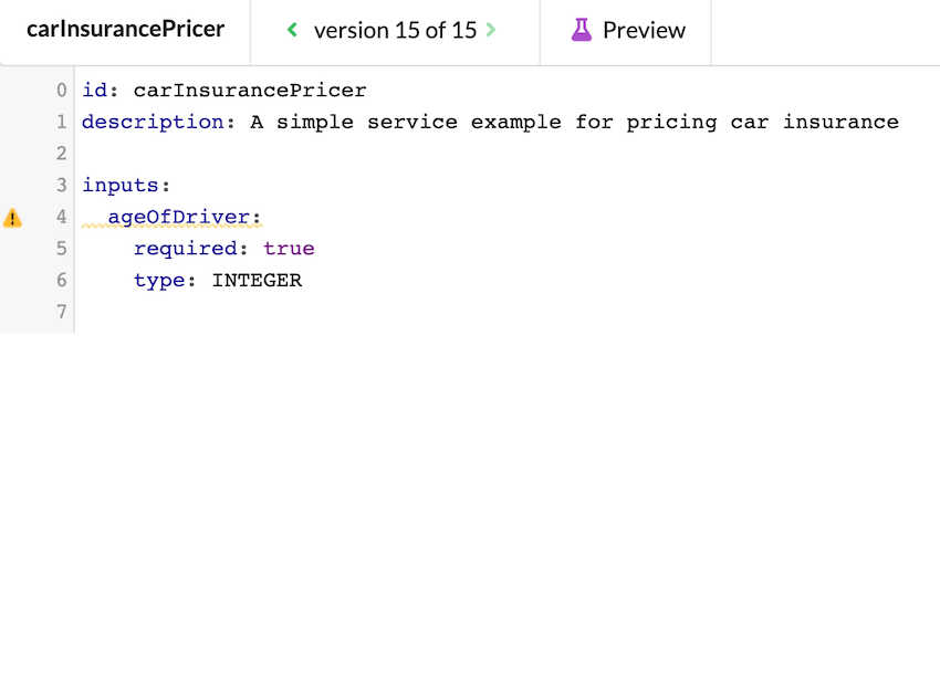 Creating a new input