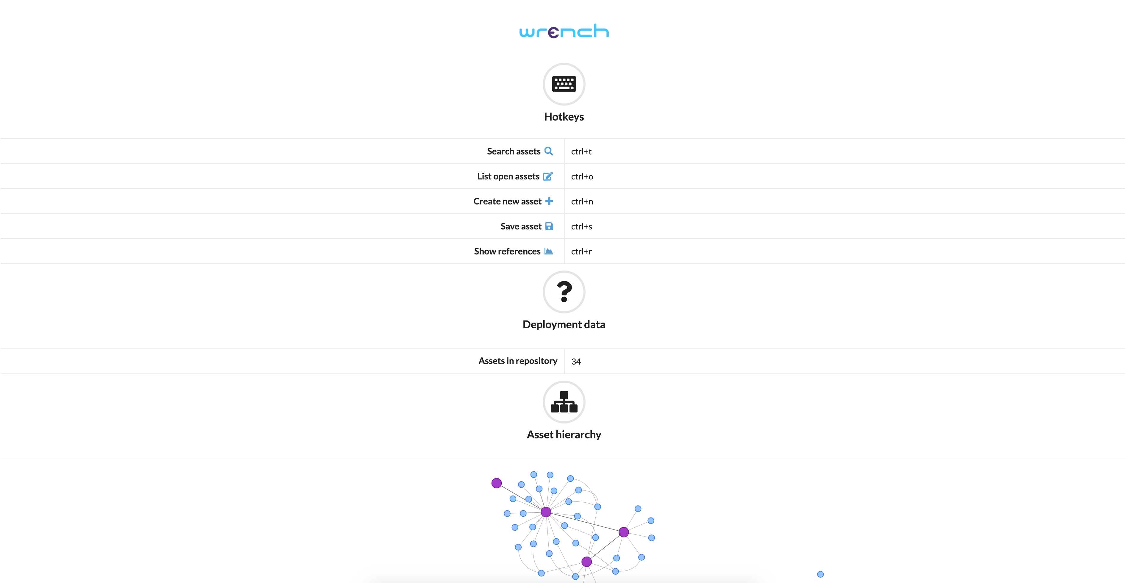 Wrench Landing Screen